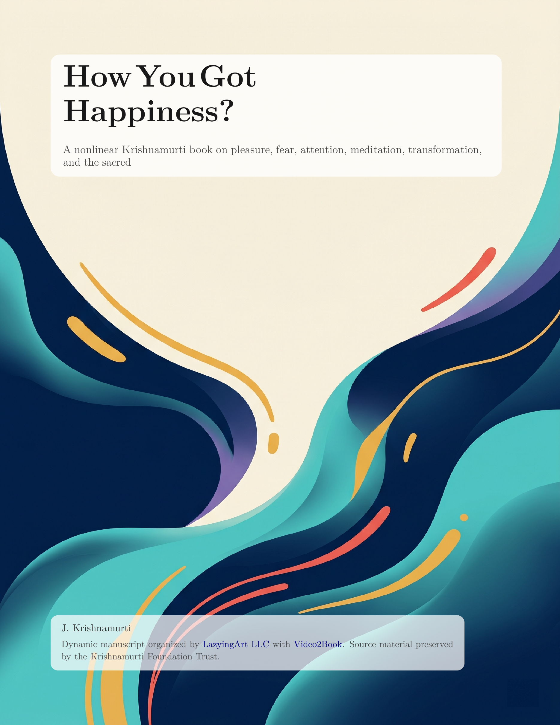 First page preview of How You Got Happiness