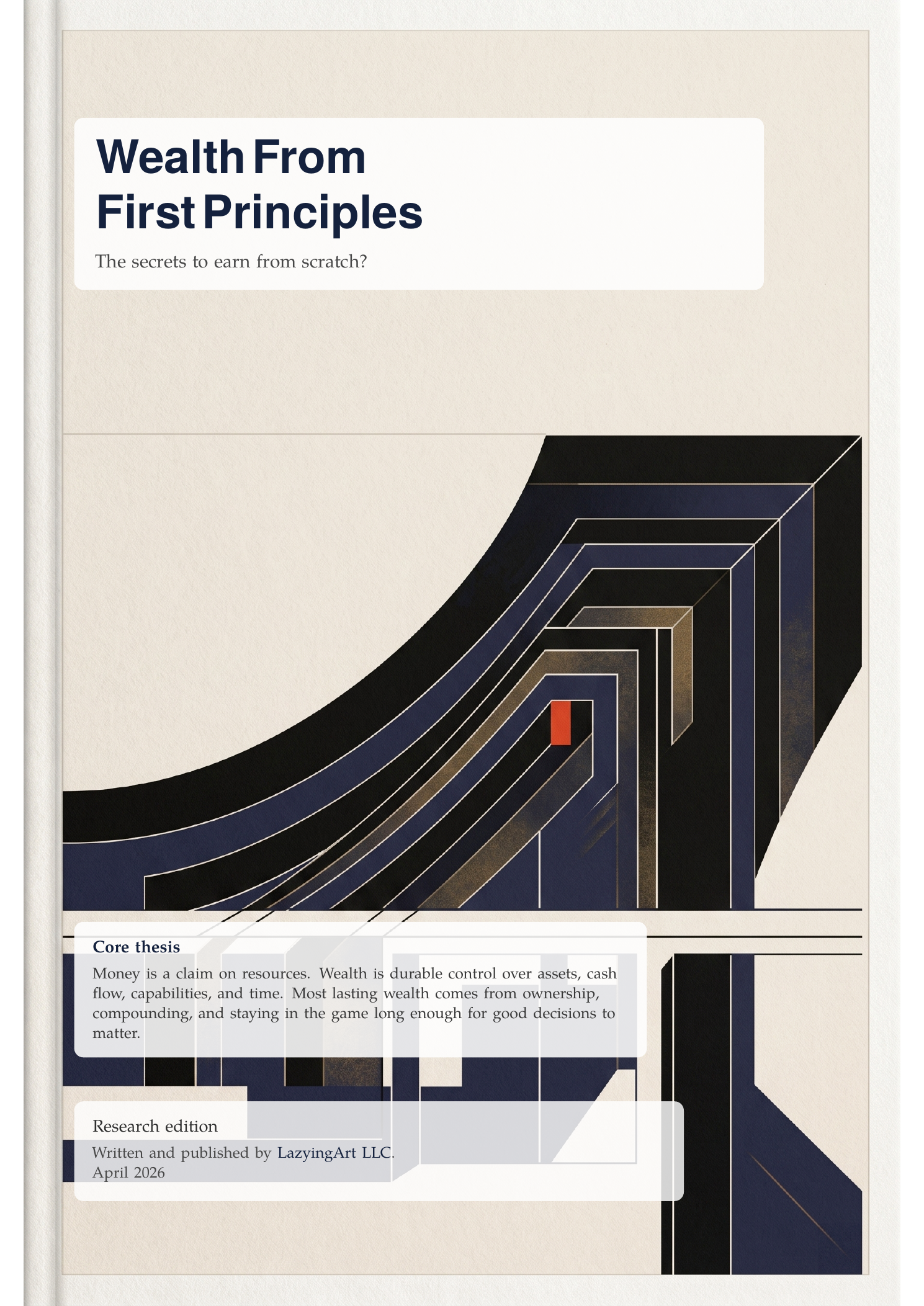 First page preview of Wealth from first principles